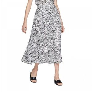 Who What Wear Zebra Print Skirt